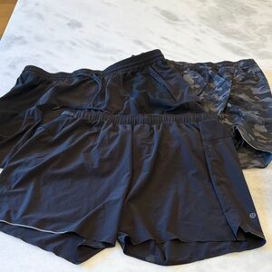 Set of 3 Lululemon Men's Athletic Shorts XXL